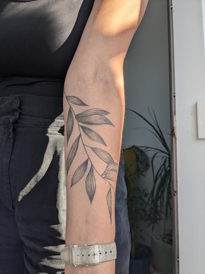Sugijusi tatuiruotė, darbas nr. 5 — Turned Blue Ink