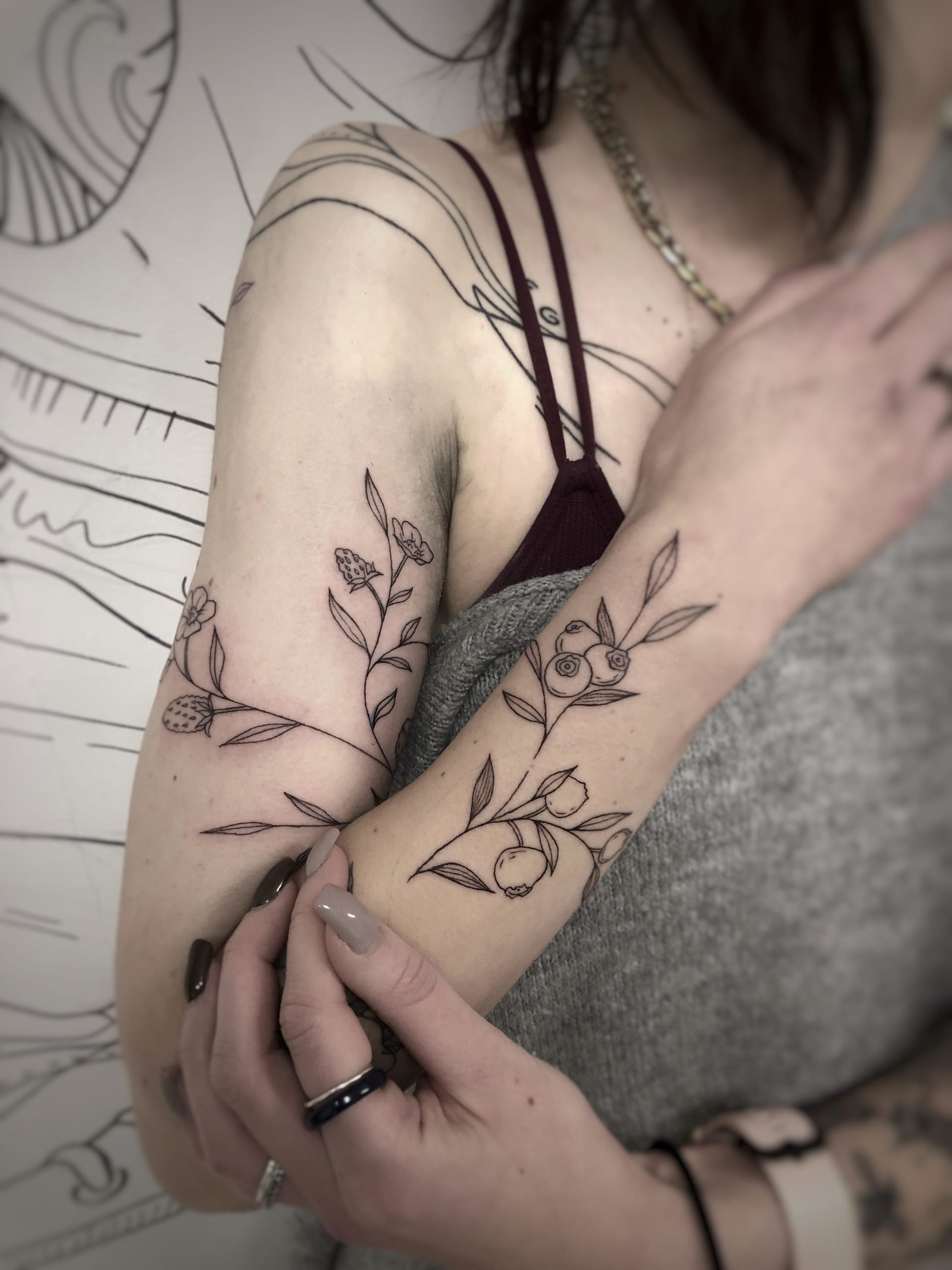 Didelė tatuiruotė, darbas nr. 5 — Turned Blue Ink