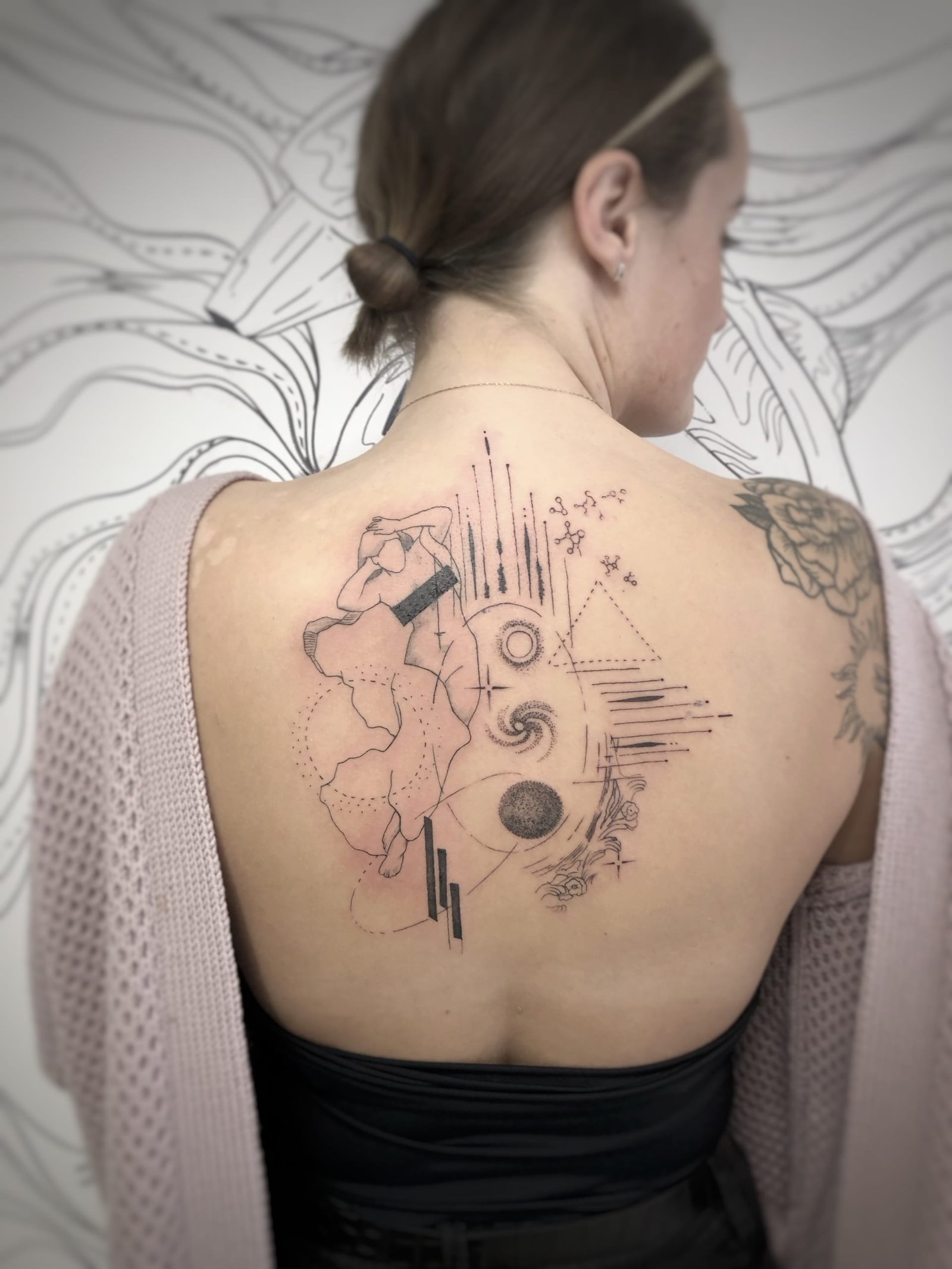 Didelė tatuiruotė, darbas nr. 2 — Turned Blue Ink