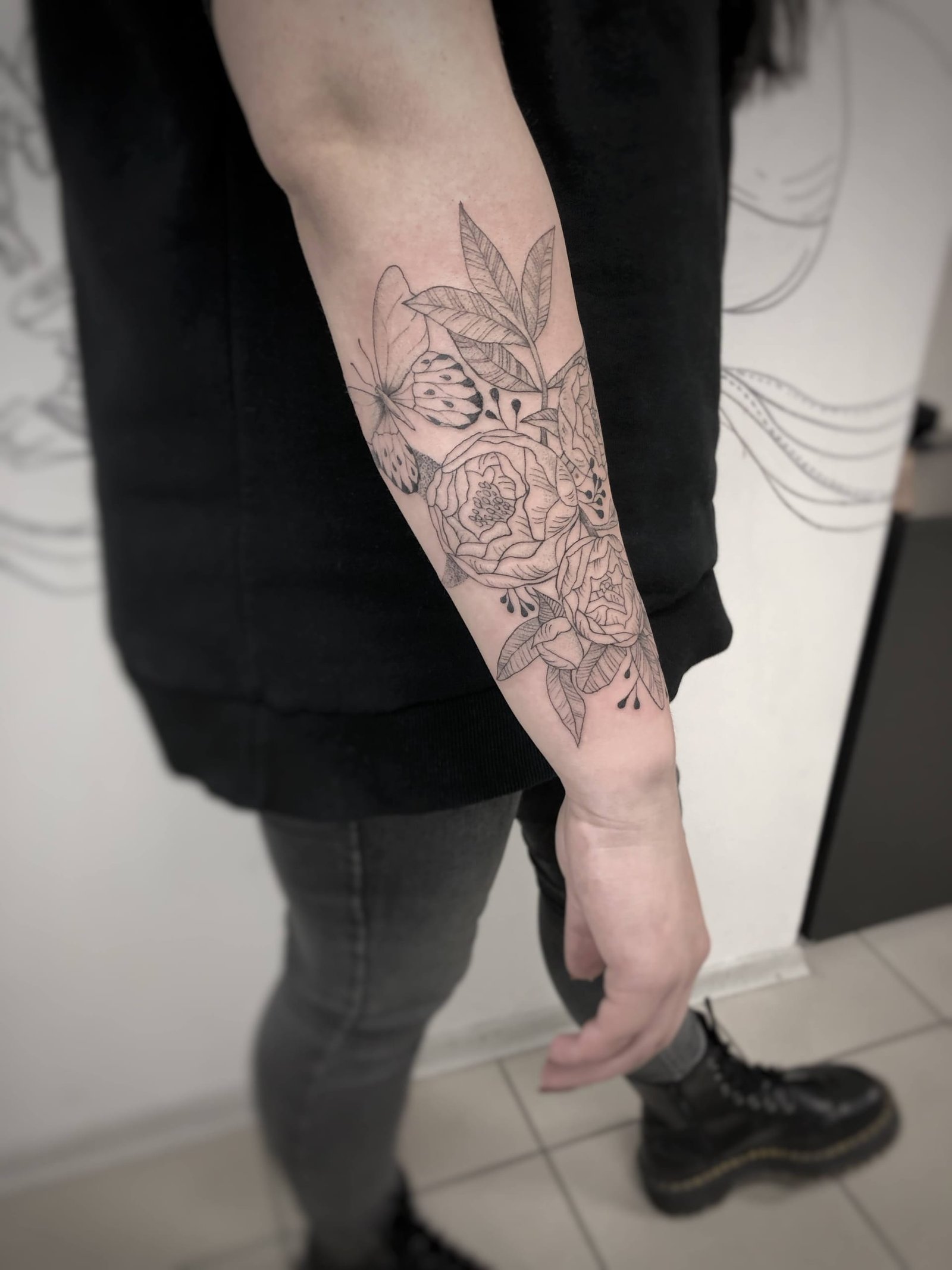 Didelė tatuiruotė, darbas nr. 14 — Turned Blue Ink