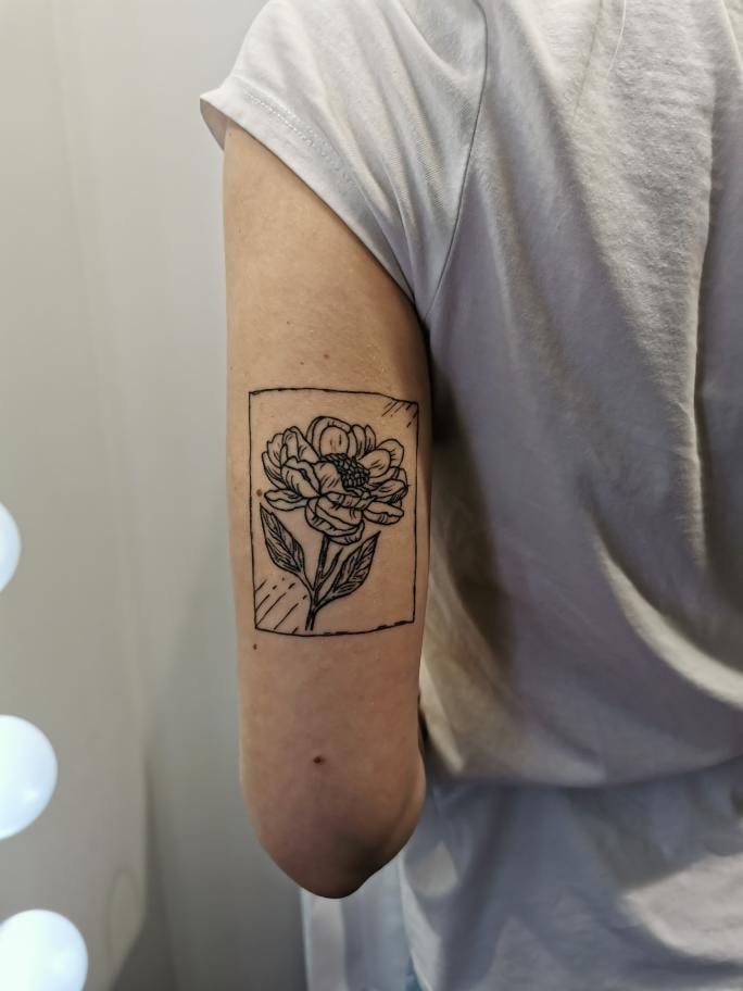 Sugijusi tatuiruotė, darbas nr. 2 — Turned Blue Ink
