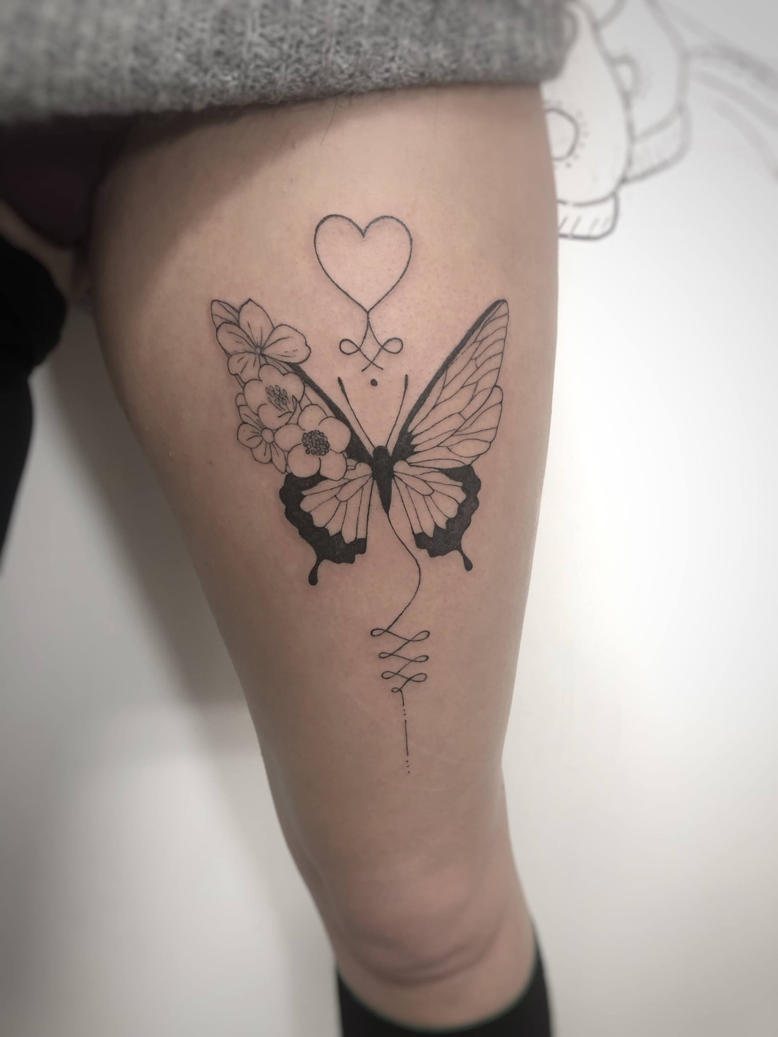 Didelė tatuiruotė, darbas nr. 19 — Turned Blue Ink