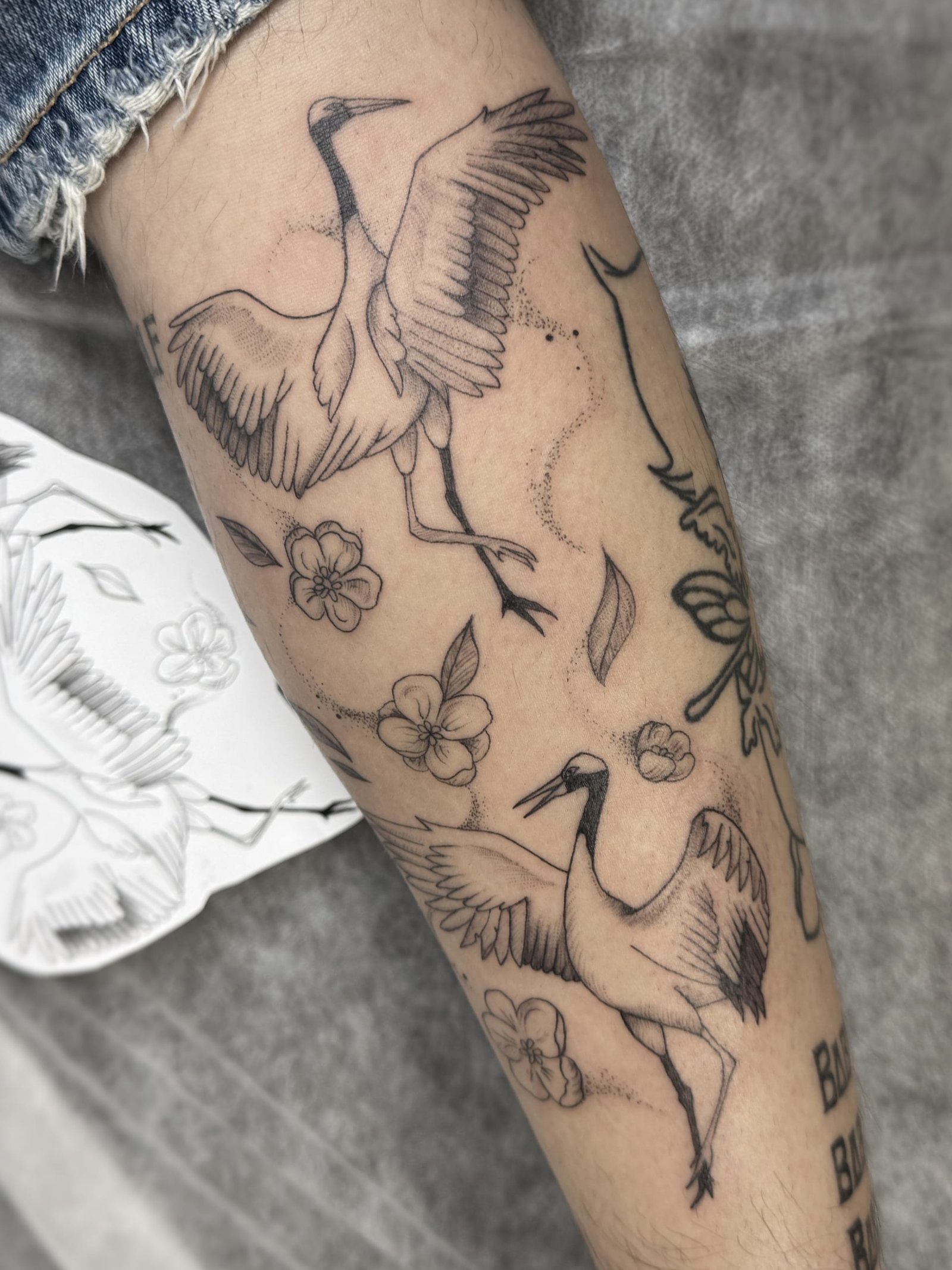 Didelė tatuiruotė, darbas nr. 3 — Turned Blue Ink