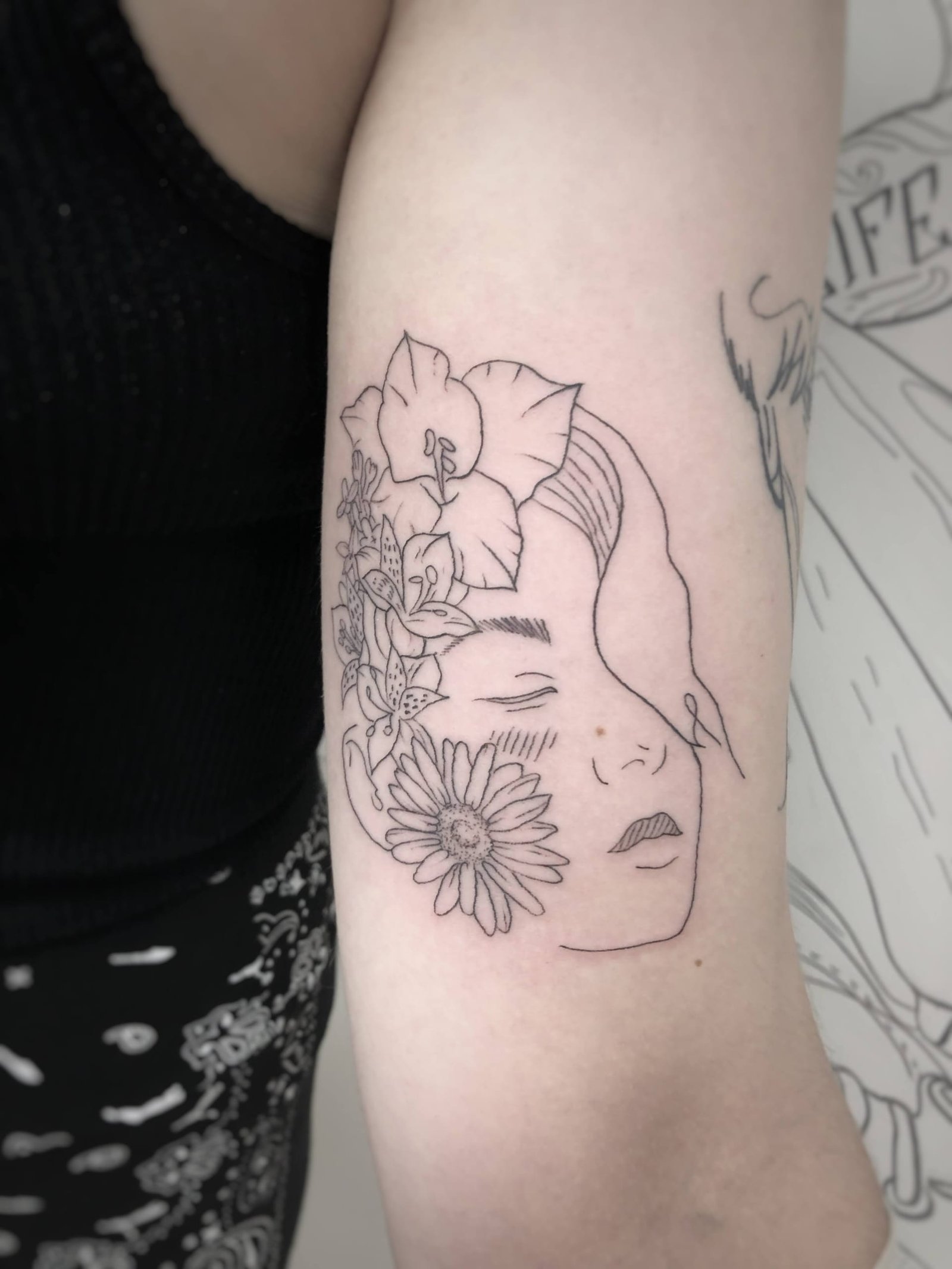 Didelė tatuiruotė, darbas nr. 15 — Turned Blue Ink