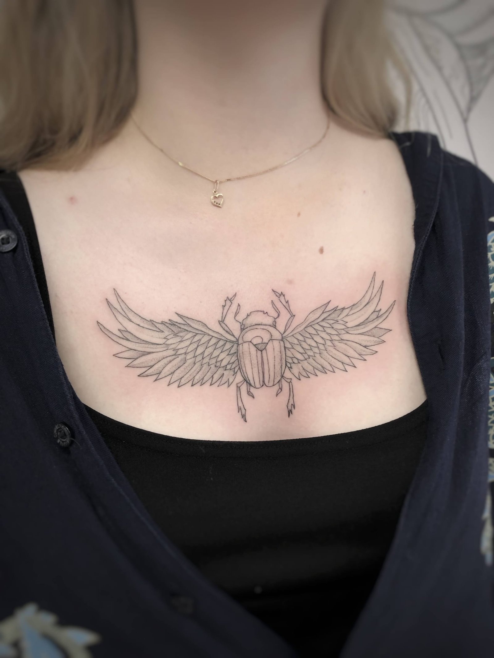 Didelė tatuiruotė, darbas nr. 12 — Turned Blue Ink