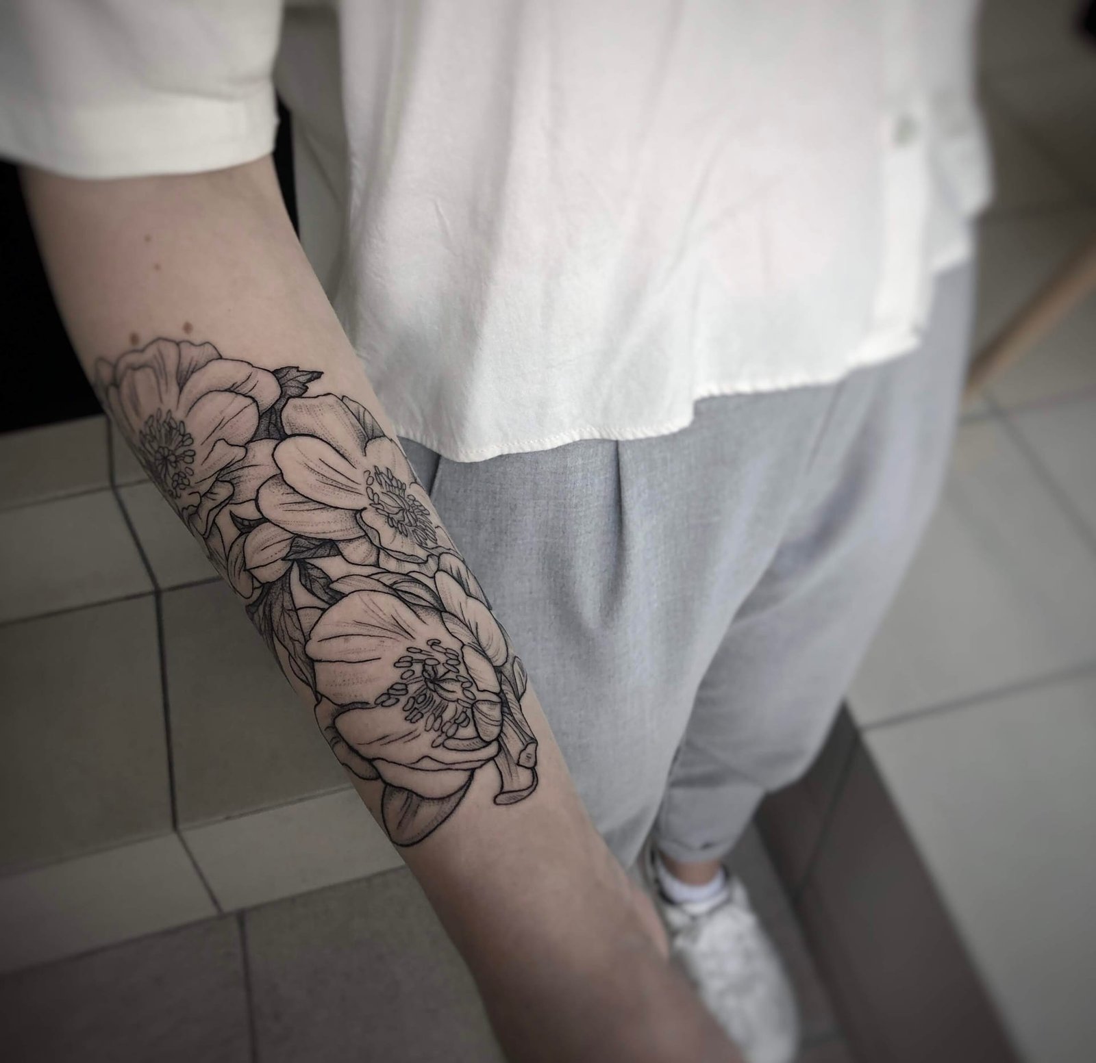 Didelė tatuiruotė, darbas nr. 20 — Turned Blue Ink