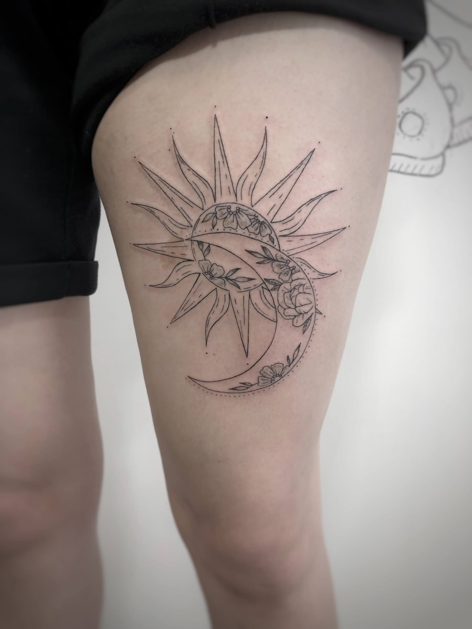 Didelė tatuiruotė, darbas nr. 4 — Turned Blue Ink