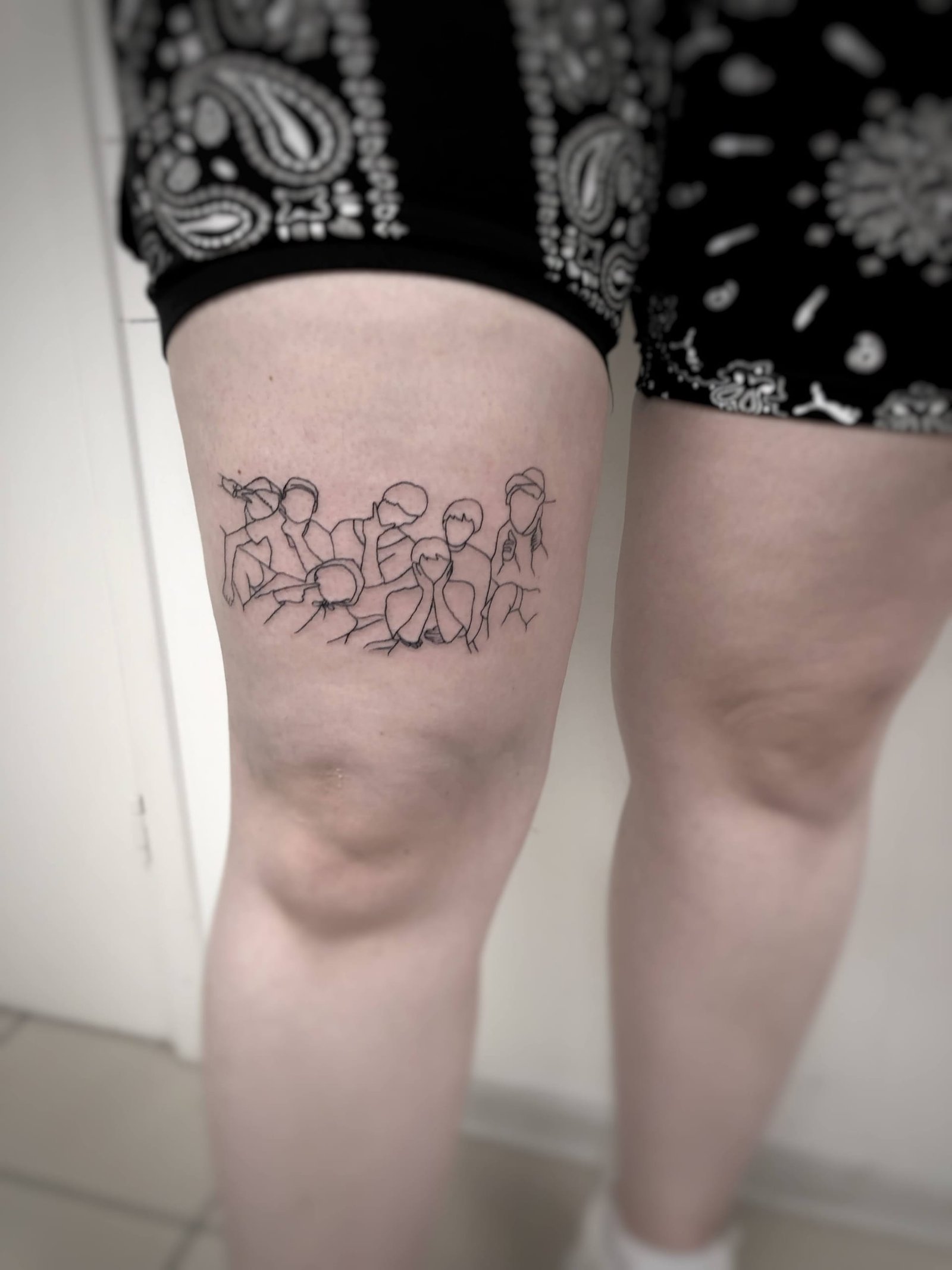 Didelė tatuiruotė, darbas nr. 16 — Turned Blue Ink