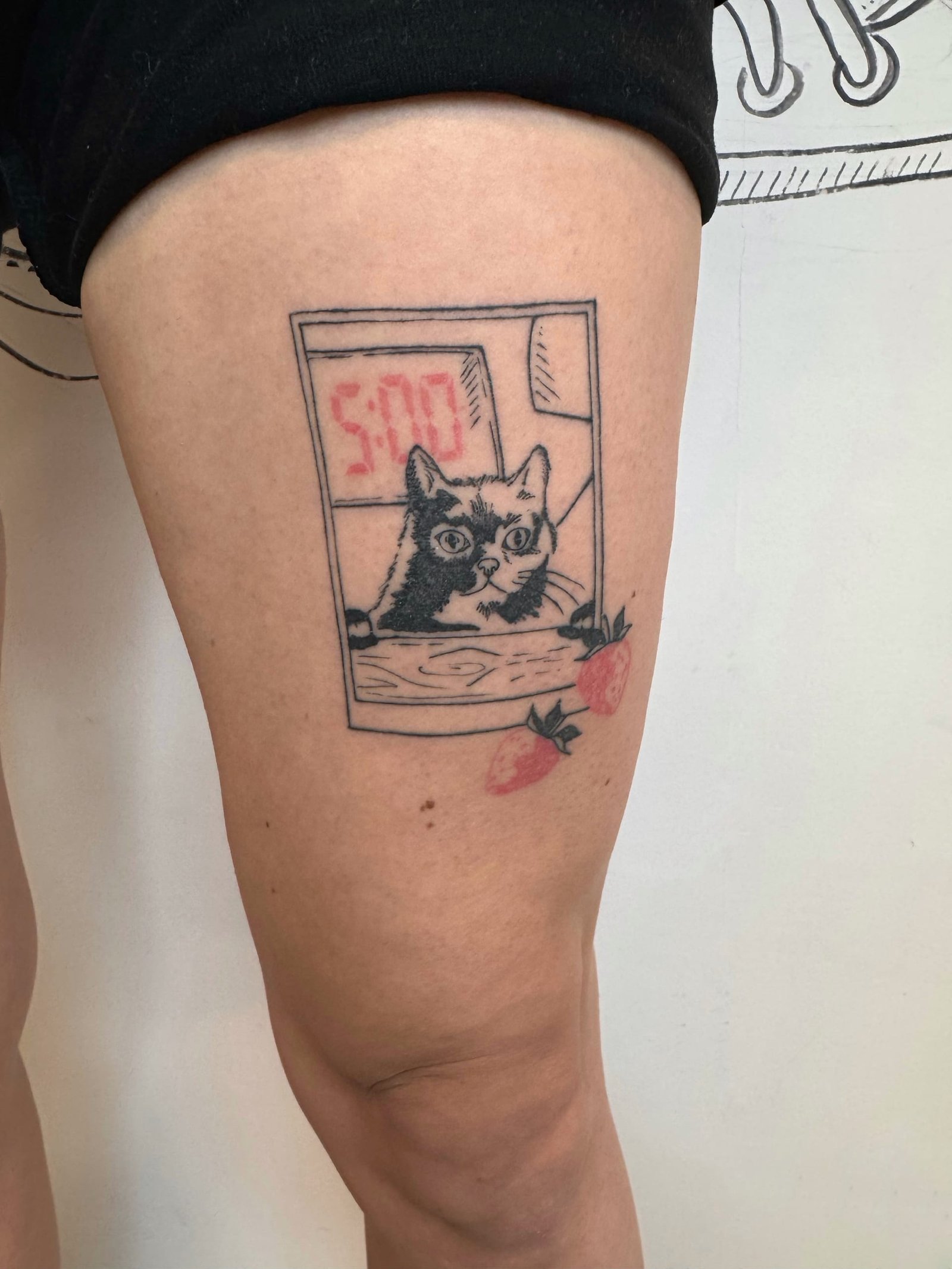 Sugijusi tatuiruotė, darbas nr. 12 — Turned Blue Ink