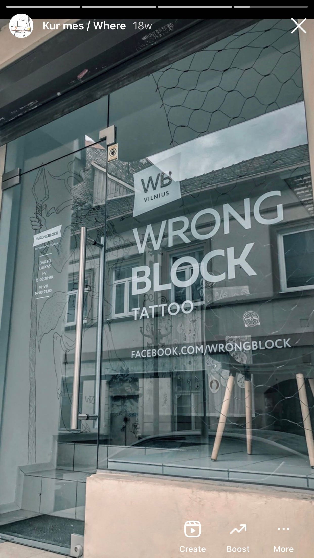 Studijos WrongBlock įėjimas, Žemaitijos g. 8